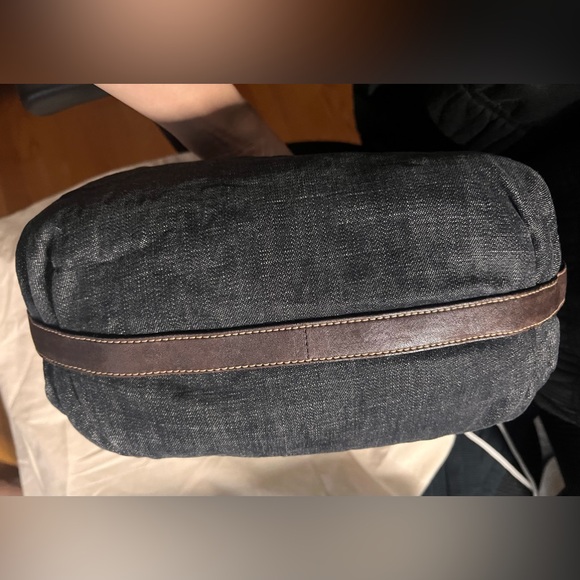 PRADA Black Denim Shoulder Bag - Picture 5 of 6